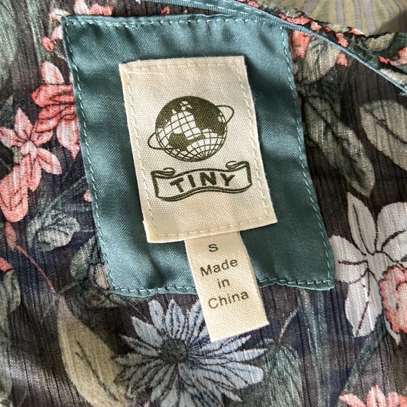 Anthropologie TINY Lovely Patchwork Floral Printed Wrap Top - S - Picture 12 of 15